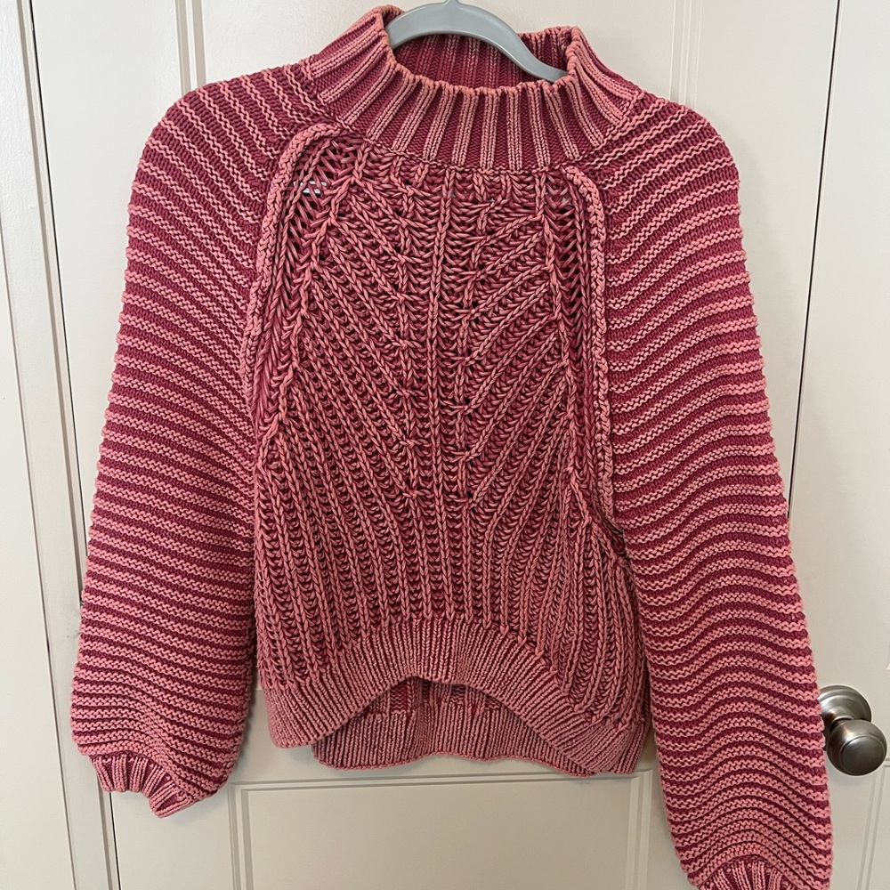 Free People knit turtleneck sweater